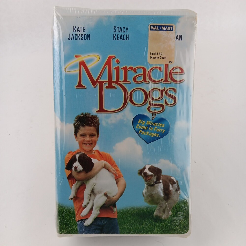 Miracle Dogs On VHS New 2002 Clamshell Case Sealed